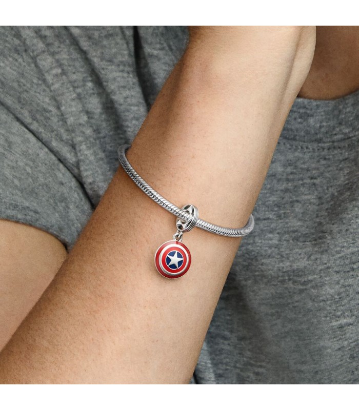 CHARM PANDORA ESCUDO CAPITÁN AMÉRICA MARVEL - 790780C01