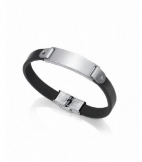 PULSERA VICEROY ACERO Y PIEL HOMBRE - 75160P01010