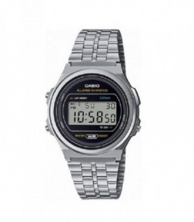 CASIO VINTAGE ROUND PLATA - A171WE-1AEF