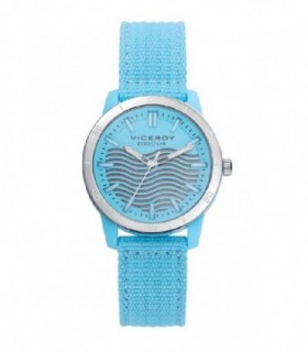 RELOJ VICEROY PLASTICO RECICLADO AZUL SOLAR - 41114-37