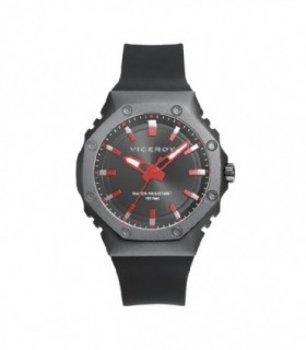 RELOJ VICEROY ALUMINIO NEGRO CORREA - 41131-57