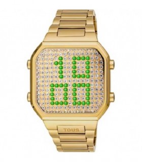 RELOJ TOUS D-BEAR LED IP DORADO - 3000130700