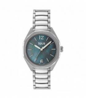 RELOJ TOUS NOW LADY MOVIMIENTO SUIZO, ESFERA NÁCAR Y BRAZALETE DE ESLABONES DE ACERO - 3000141500