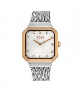 TOUS KARAT SQUARED IP ROSA BRAZALETE ACERO - 300358060