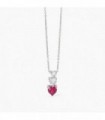 COLGANTE MABINA LOVELY CORAZÓN RUBÍ - 553761