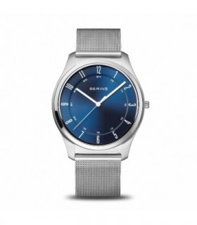 Bering Ultra Slim plata pulido azul - 18340-307